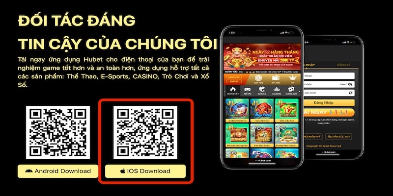 4 bước tải app HUBET đơn giản cho IOS